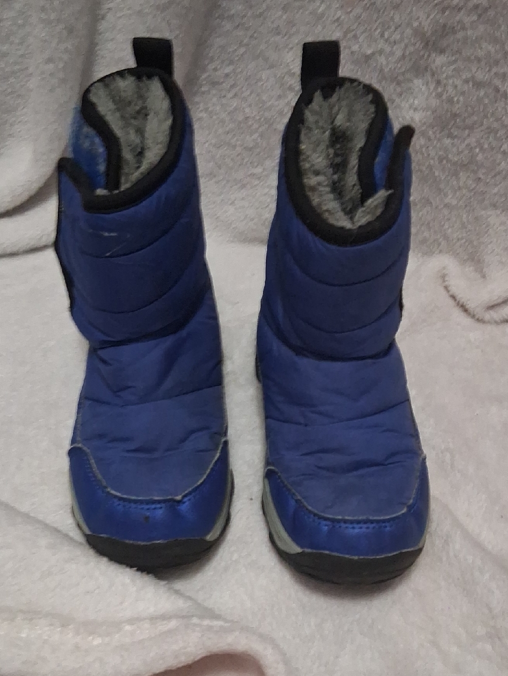 Blue Insulated Winter Boots